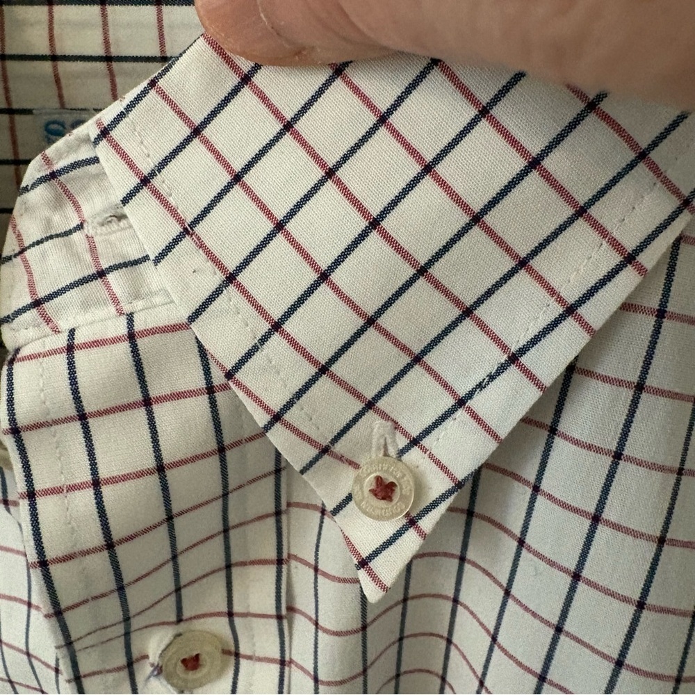 Southern Tide Long Sleeve Estate Check Sport Shirt. Size XL. - Picture 3 of 9